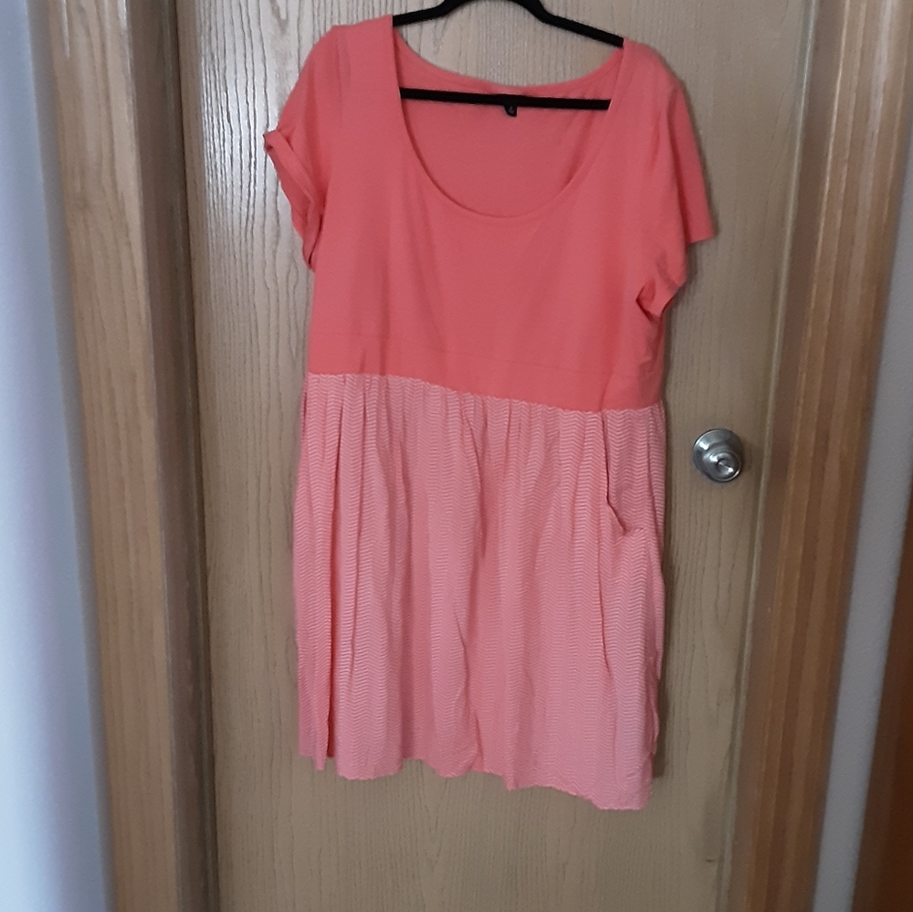 coral dress